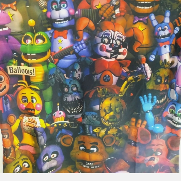 Cosplay Boy's Sz L Mesh T-Shirt With Multicolored 3D Graphics - Picture 7 of 7